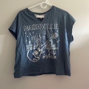 Short Sleeve Blue Nashville T-shirt